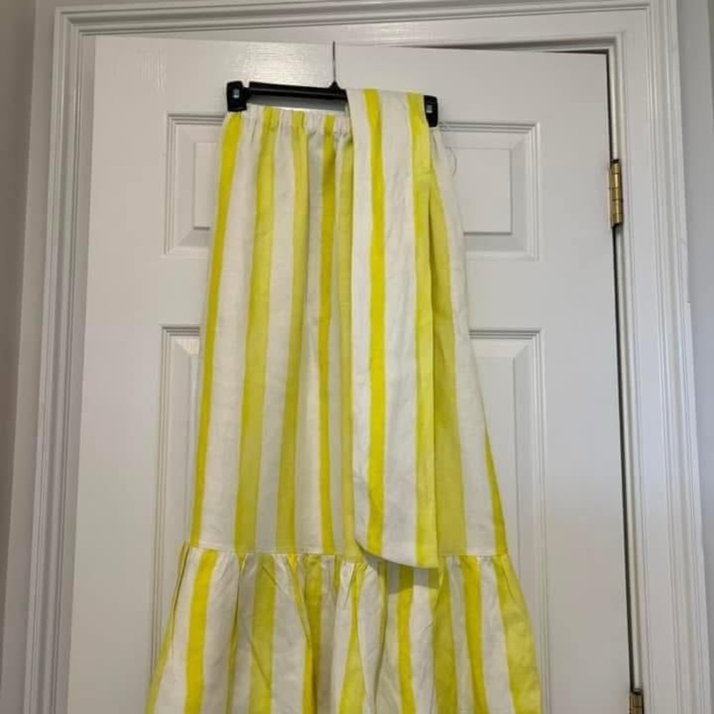 TUCKERNUCK x Cameran Eubanks Wimberly
Striped Yellow and White Women's Skirt